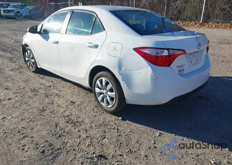2016 Toyota Corolla Le z USA, uszkodzony, nr VIN 2T1BURHE4GC717535